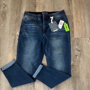 Democracy Indigo Blue Ankle Crop Jeans